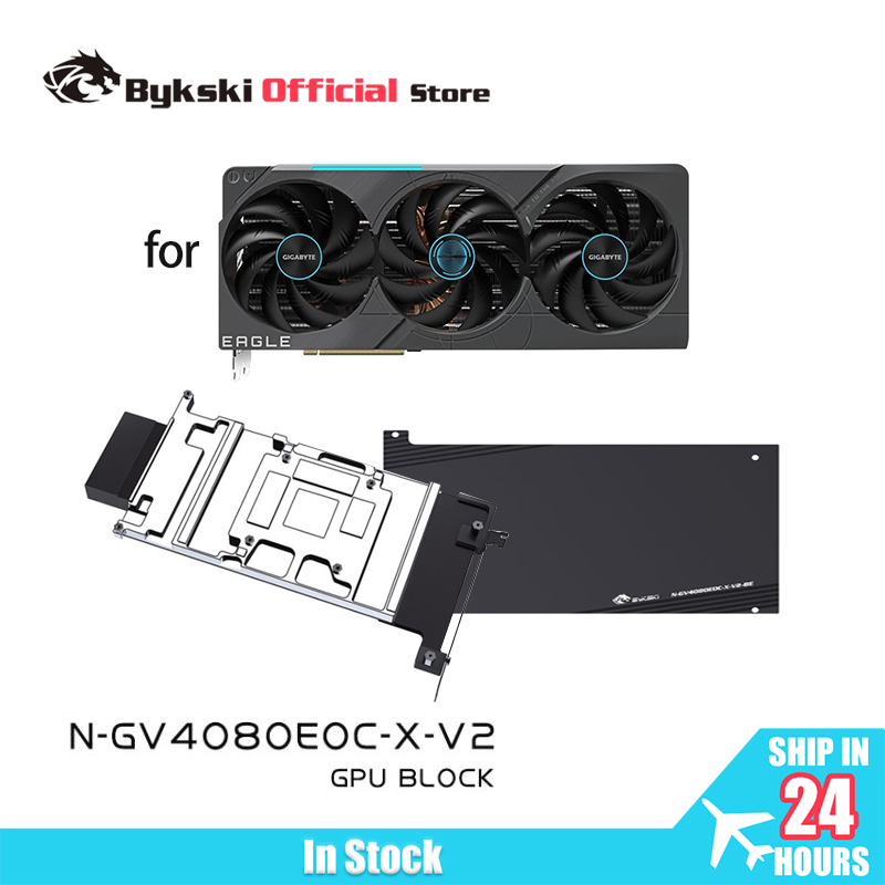 Rtx 4080 Water Cooling Block - Bykski N-GV4080EOC-X-V2 Blok Pendingin Air GPU