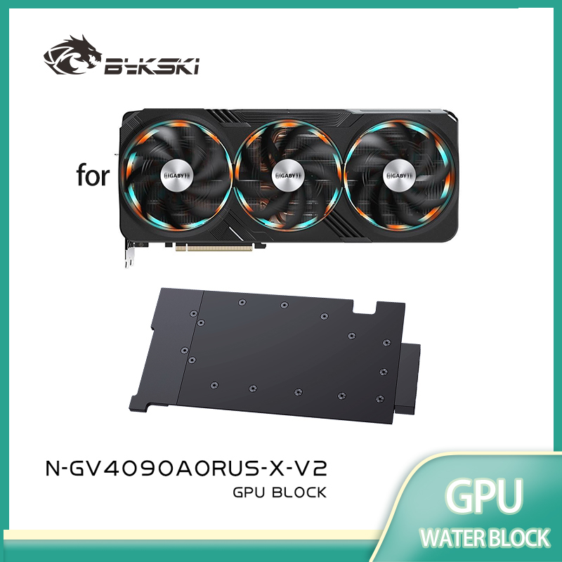 Rtx 4090 Water Block Full Cover - Water Block Bykski untuk Kartu Grafis