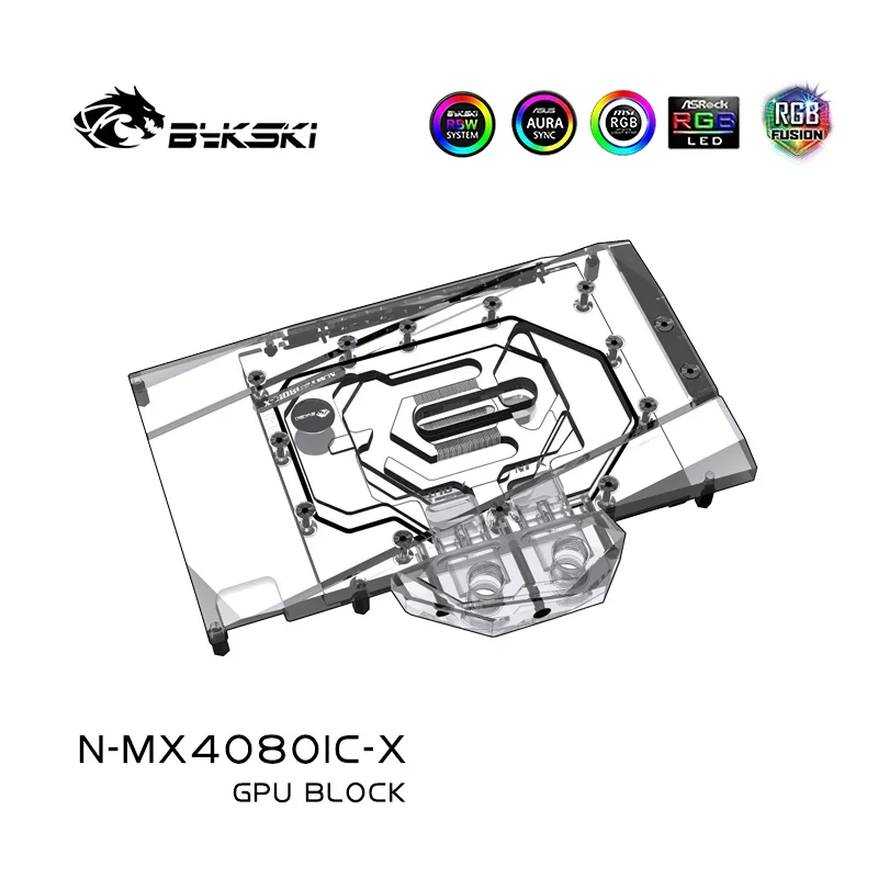 Blok GPU Bykski untuk MAXSUN R - Rtx 4080 Water Cooling Block ulasan dan harga