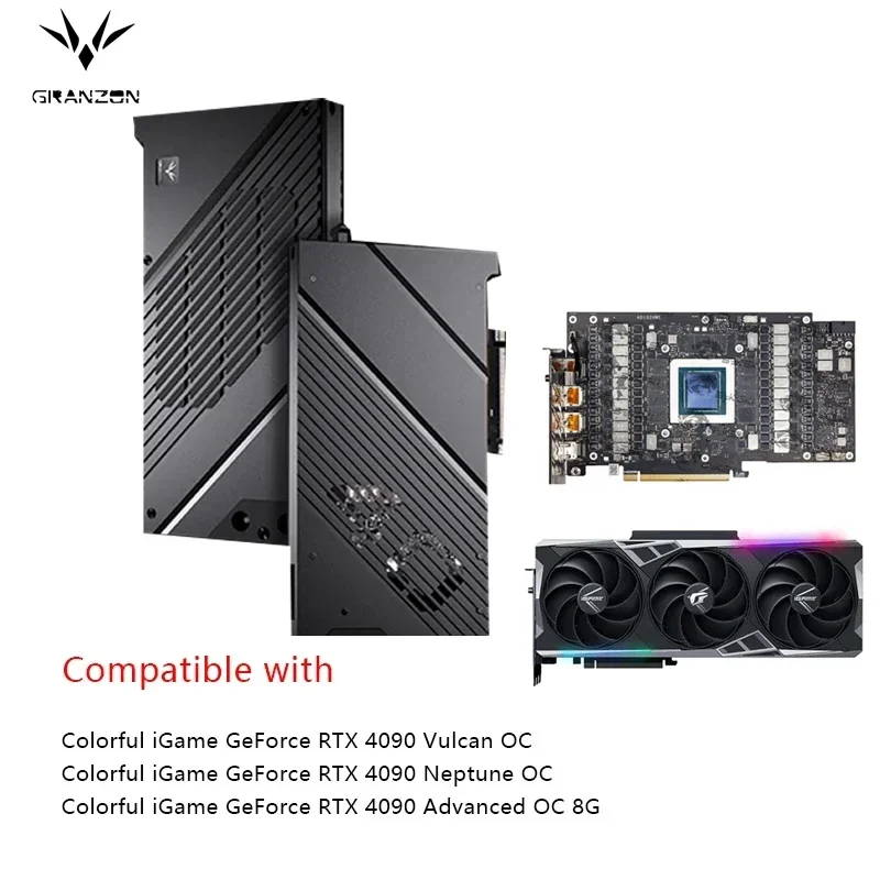 Granzon Water Block untuk Kart - Rtx 4090 Water Block Full Cover ulasan dan harga